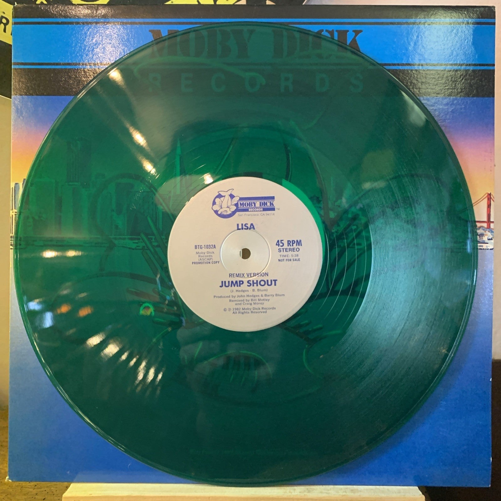 Lisa – Jump Shout - Moby Dick Records – BTG-1032 - Promo - NEAR MINT+