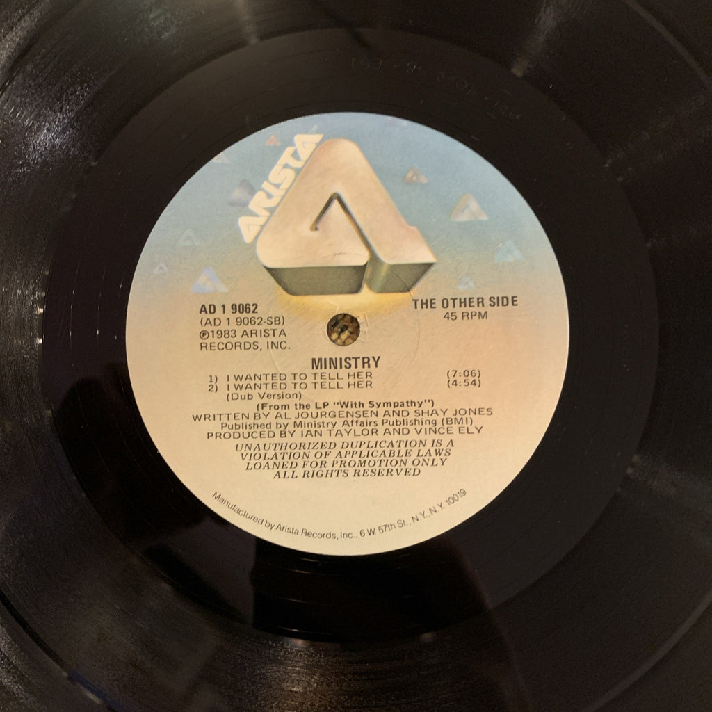 Ministry – Revenge - Arista – AD 1 9062 - Gold Promo - NM+