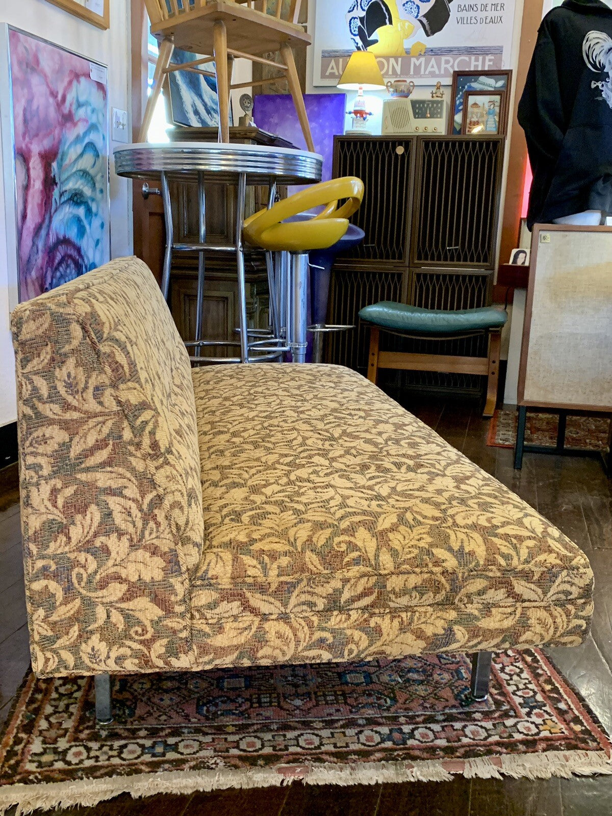 Funky Mid-Century Settee - Couch - Sofa - Excellent Condition!