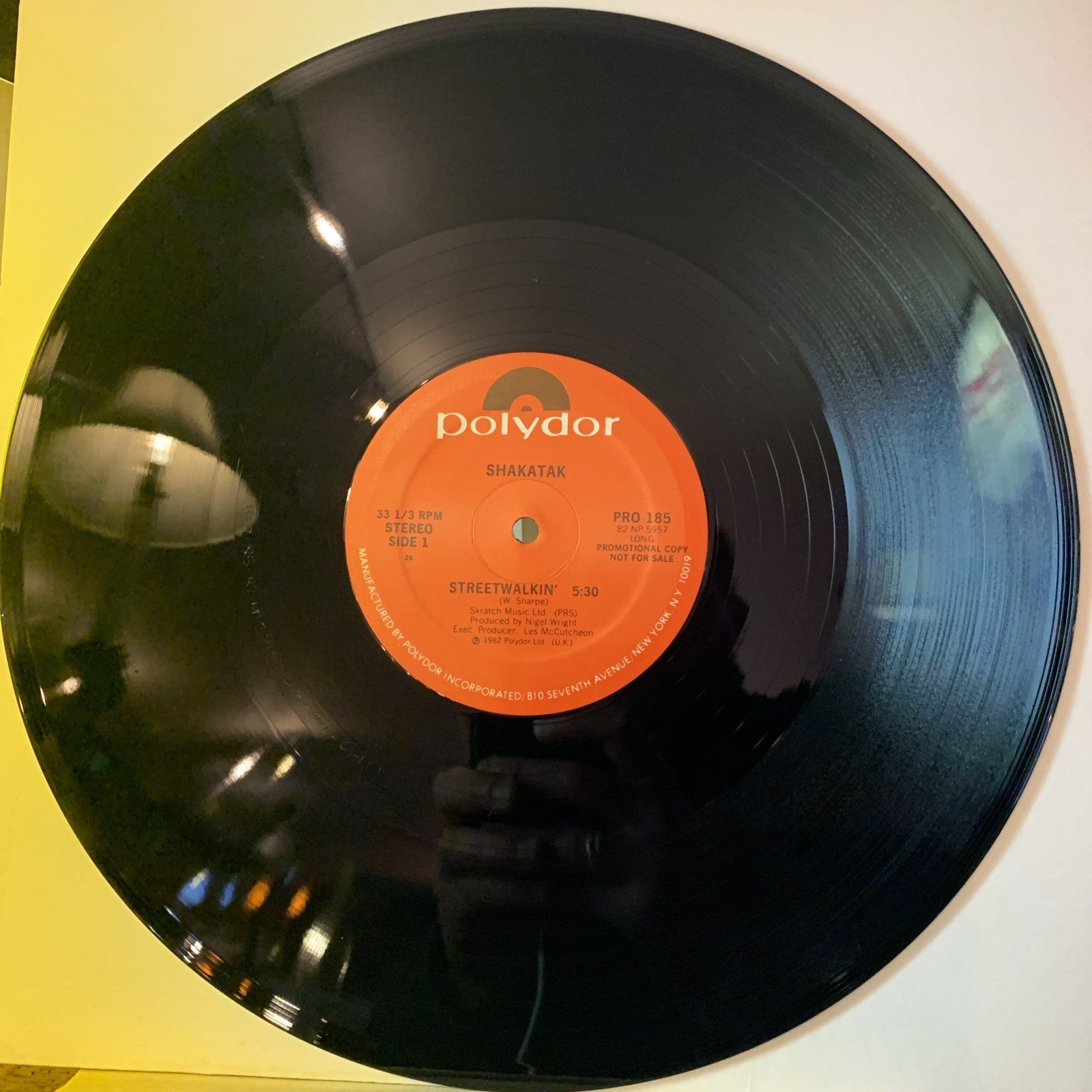 Shakatak ‎– Streetwalkin' - Polydor – PRO 185 - 12” Promo - NEAR MINT+