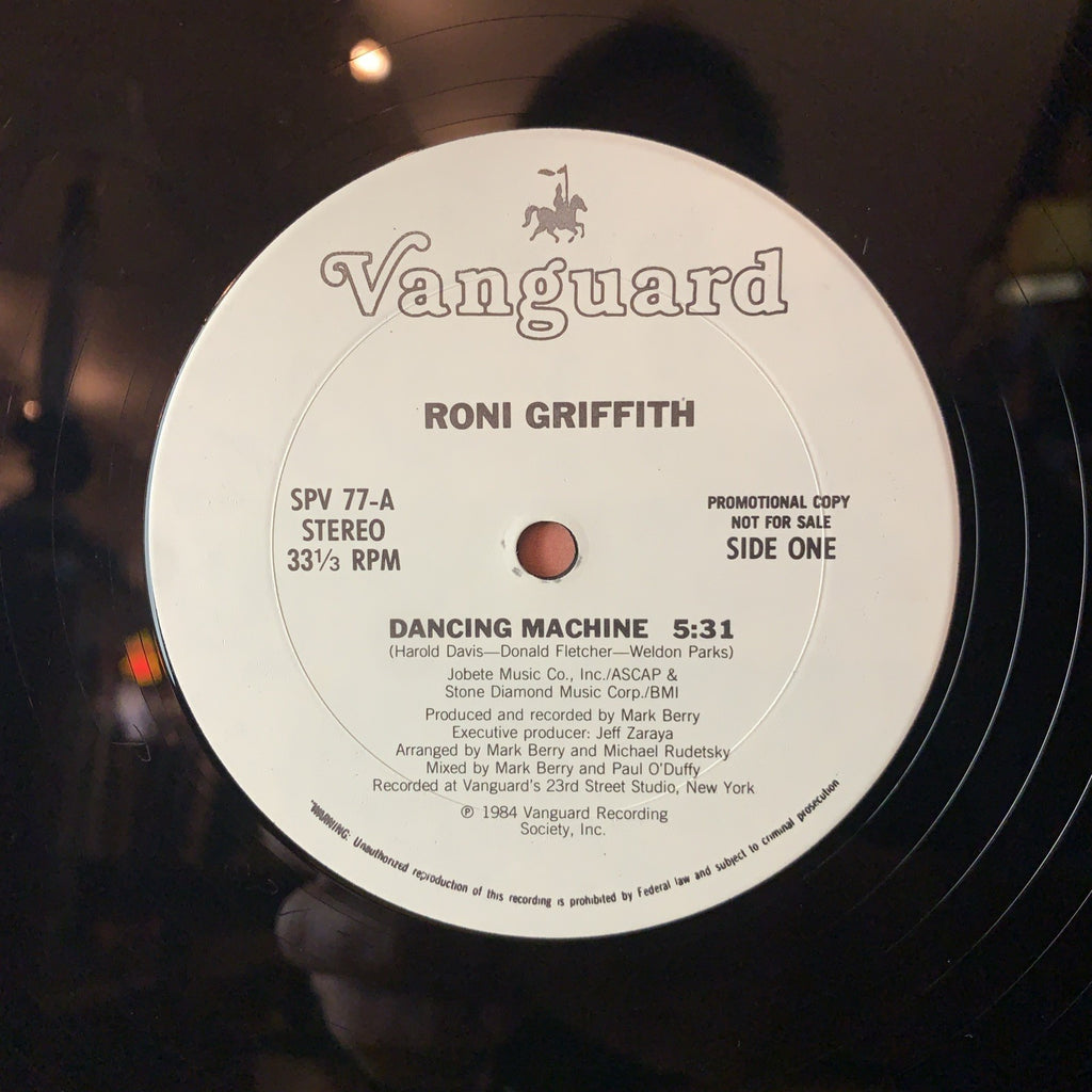 Roni Griffith ‎– Dancing Machine - Vanguard ‎– SPV 77 - Promo - NM (M-)
