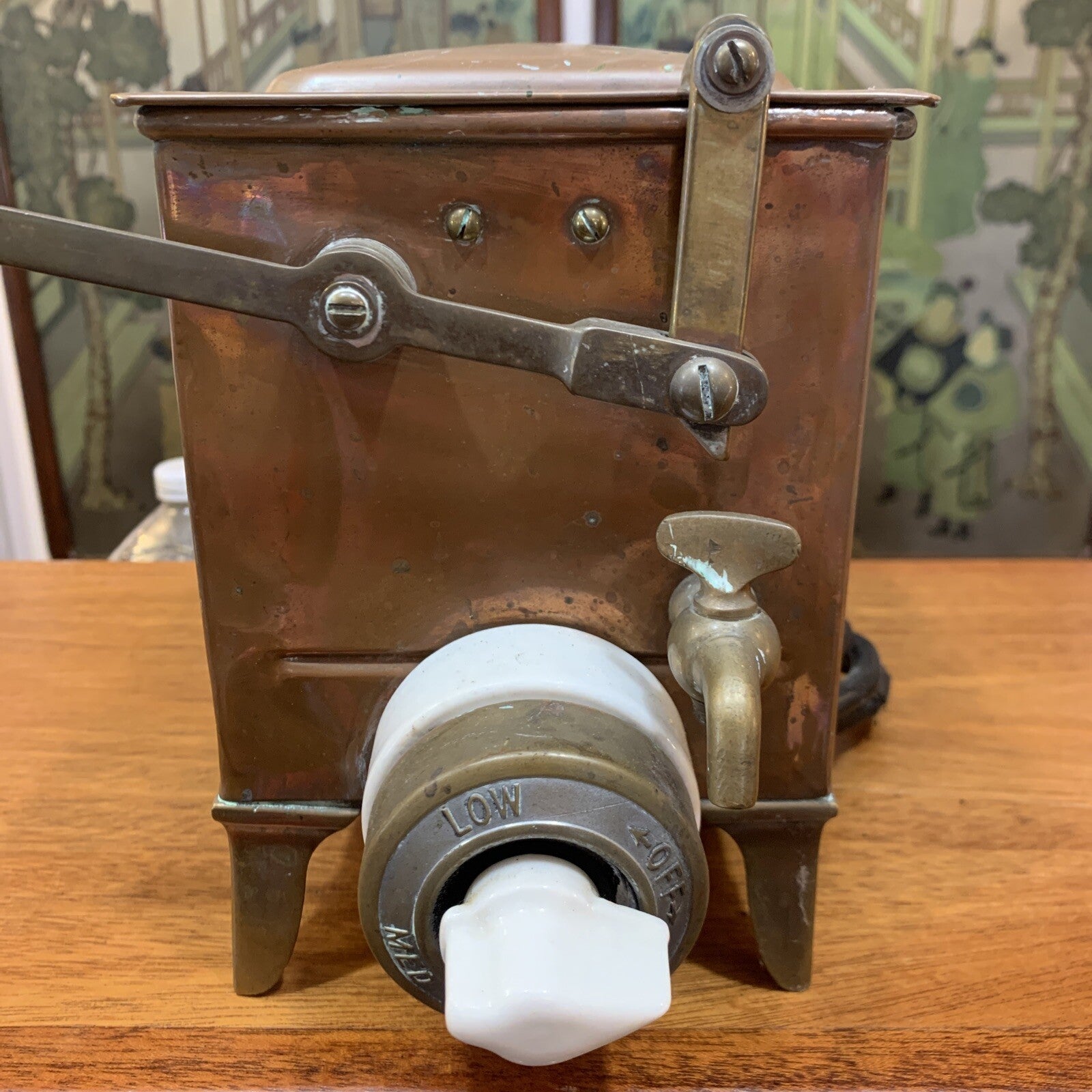 ANTIQUE CASTLE COPPER MEDICAL STERILIZER - TATTOO - DENTAL - UNTESTED