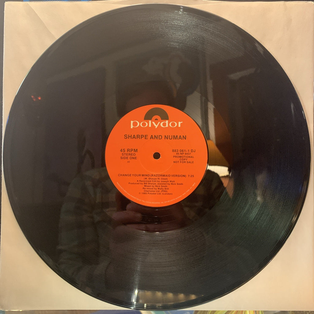Sharpe And Numan – Change Your Mind - Polydor – 883 061-1 - Promo - VG+/NM+