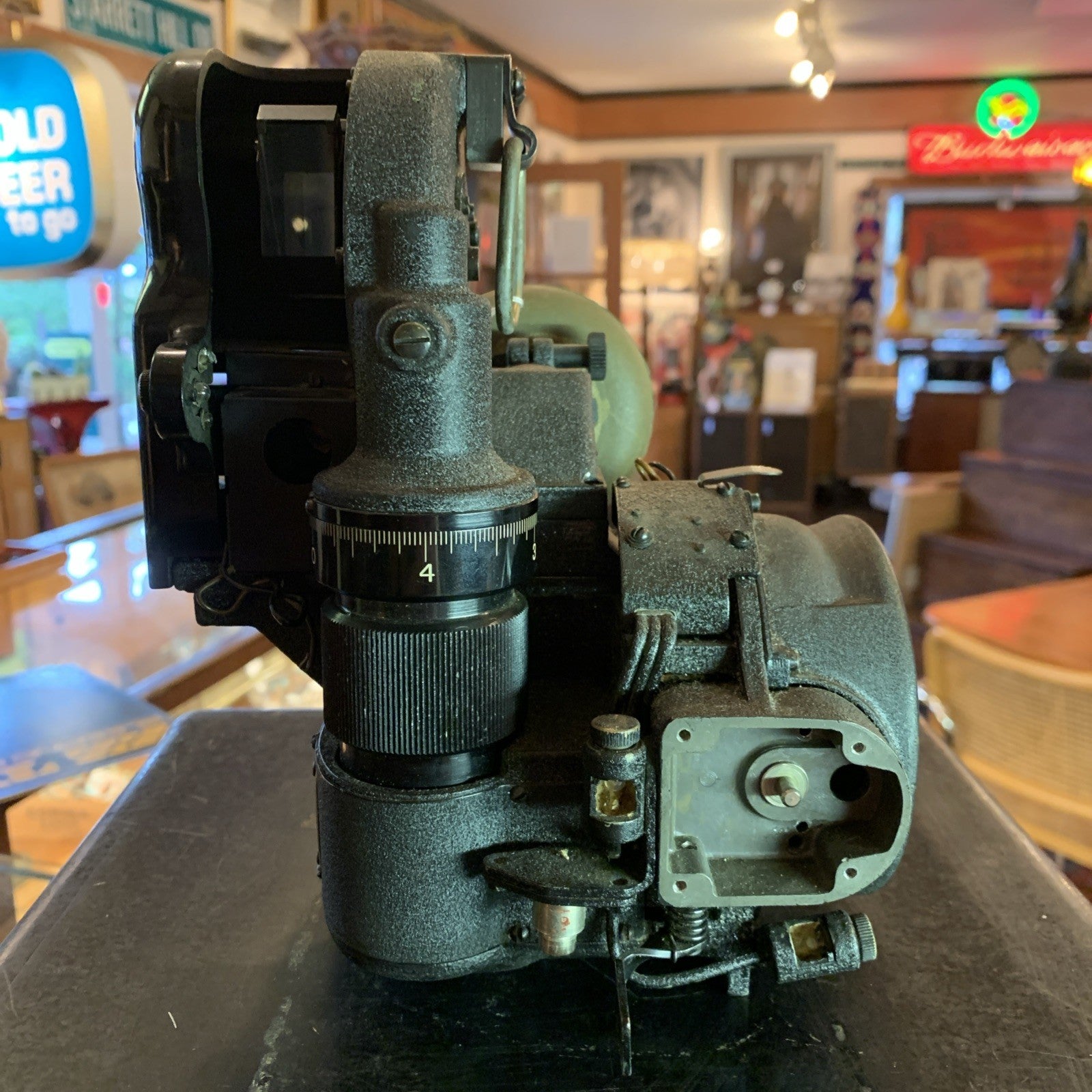 WWII Aircraft Sextant W/ Original Case - Mark v - U.S. Navy