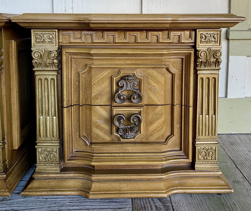 Mid-Century Renaissance Revival Nightstands