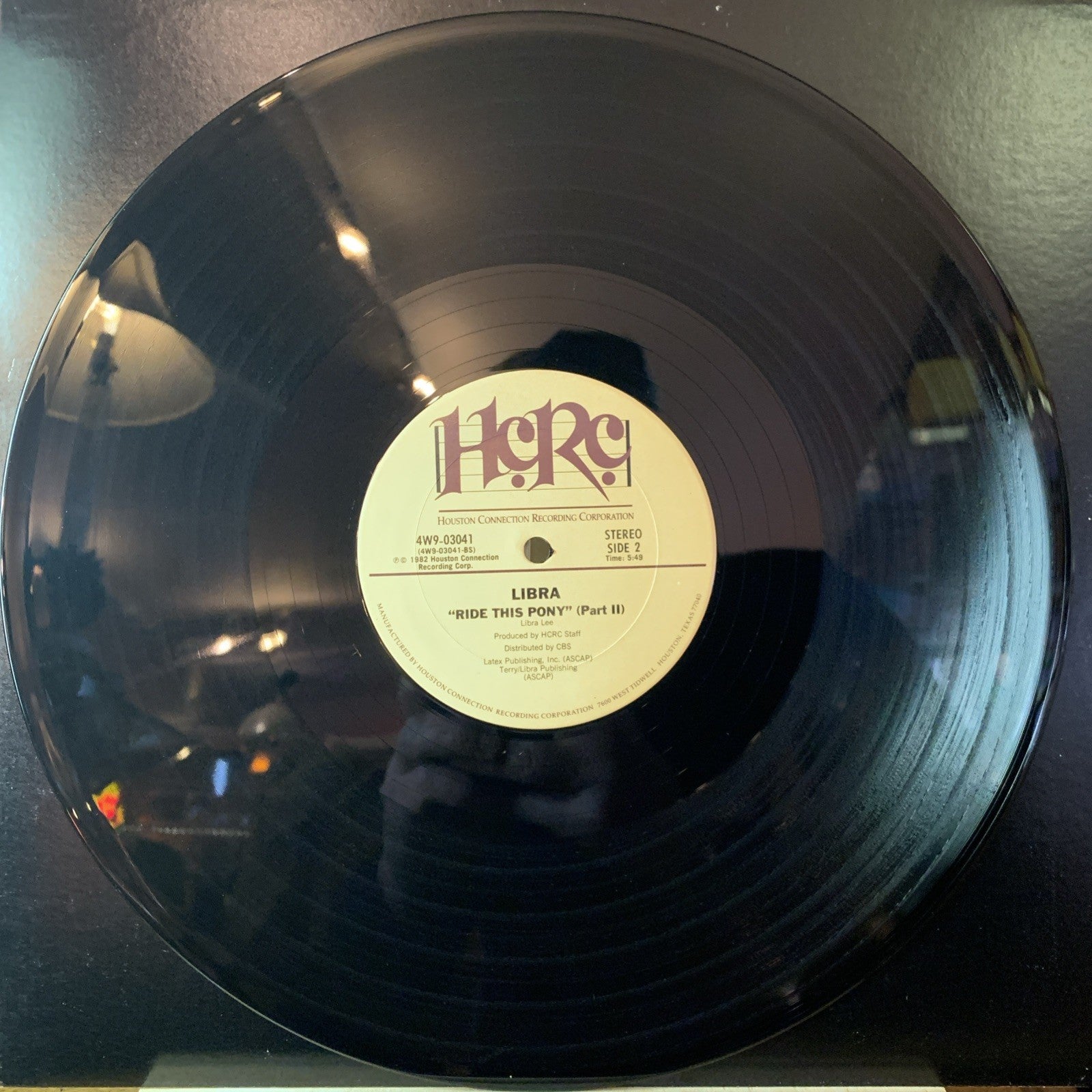 Libra – Ride This Pony - 12” Gold Stamp Promo - NEAR MINT (M-)