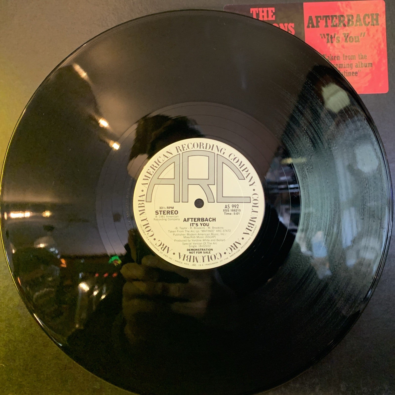 The Emotions / Afterbach – Turn It Out / It's You - ARC – AS 992 - 12” Promo NM