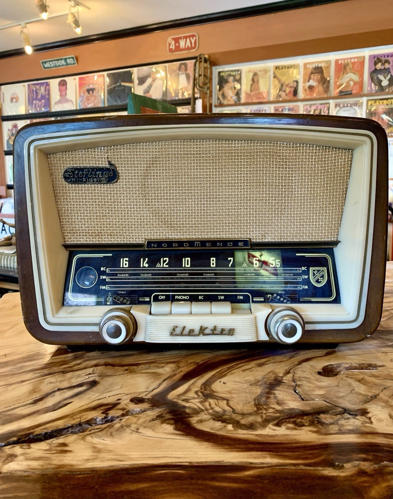 Normende Electra Tube Radio w/ Rare Extension Speaker
