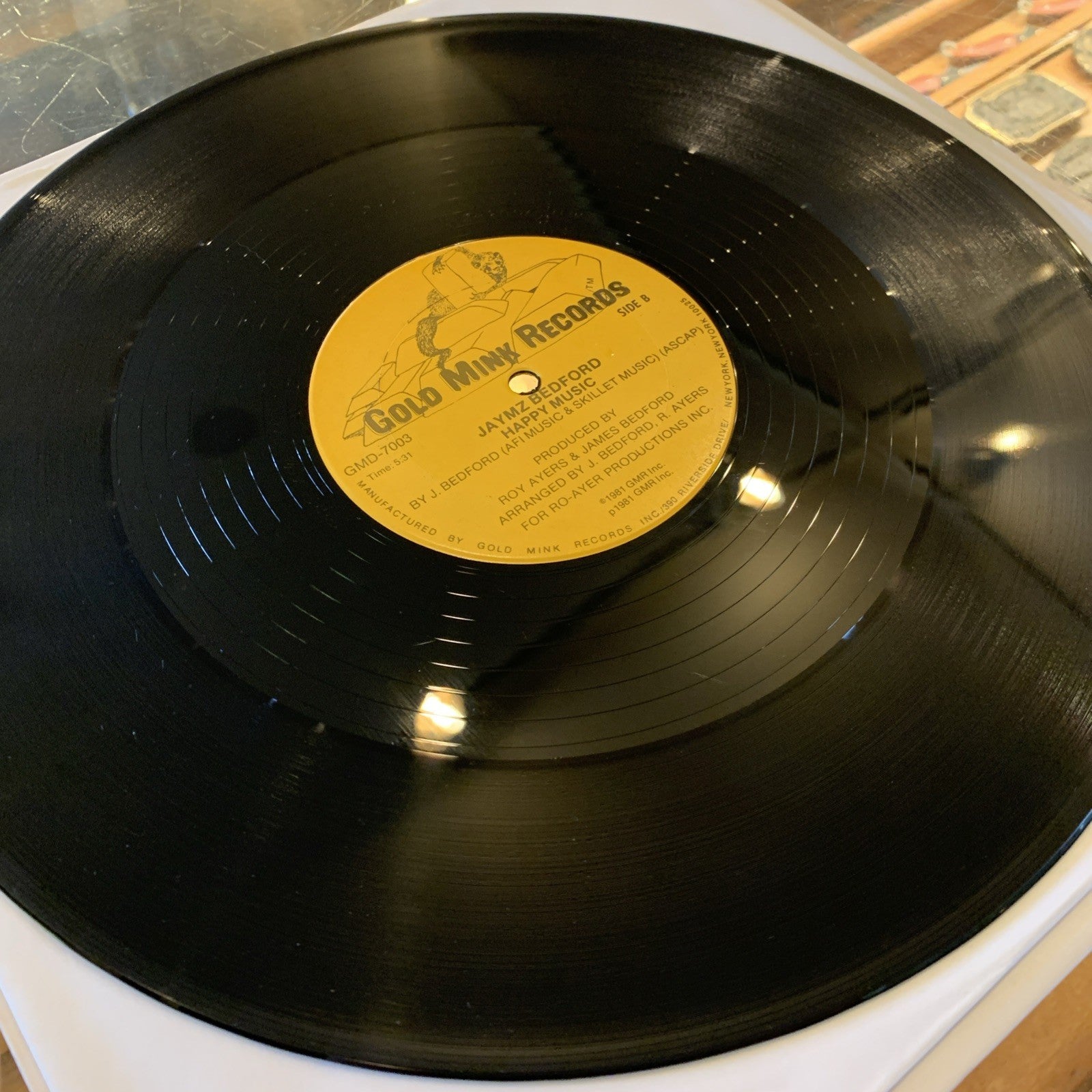 Jaymz Bedford – Just Keep My Boogie - GMD-7003 Gold Mink Records - 12” NEAR MINT