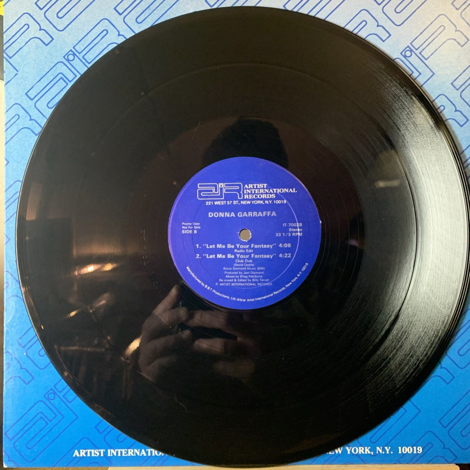 Donna Garraffa ‎– Let Me Be Your Fantasy - T-7002 - 12” Promo - NM (M-)
