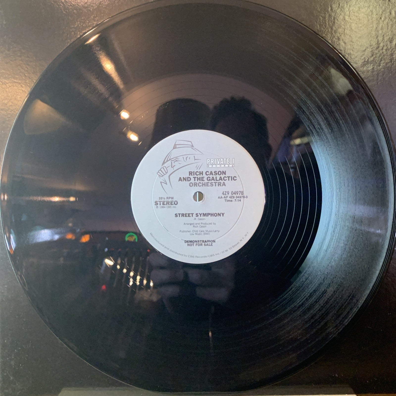 Rich Cason And The Galactic Orchestra – Street Symphony - 12” Promo - NM(M-)
