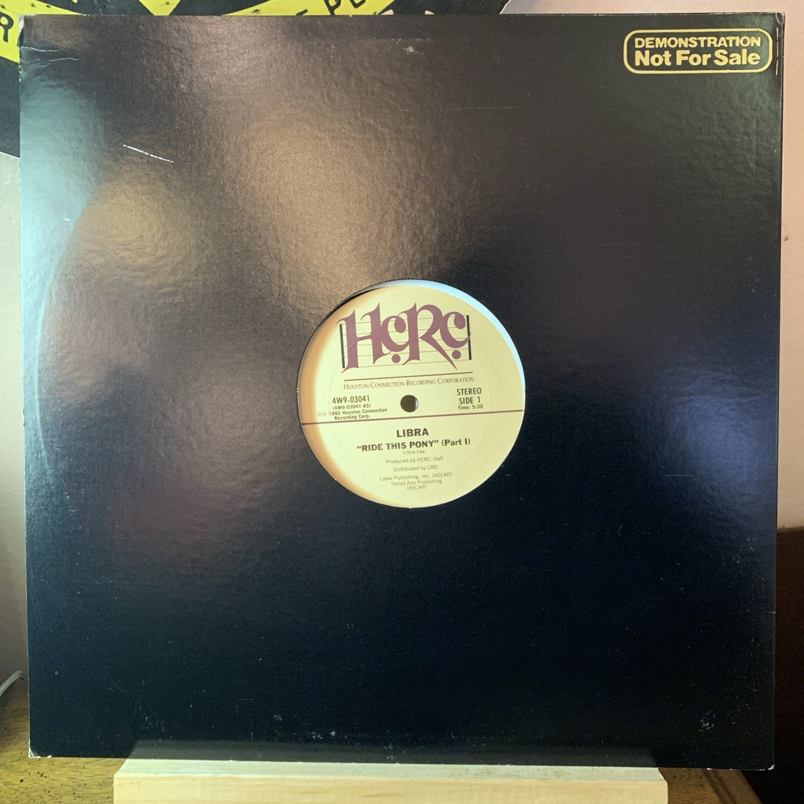 Libra – Ride This Pony - 12” Gold Stamp Promo - NEAR MINT (M-)