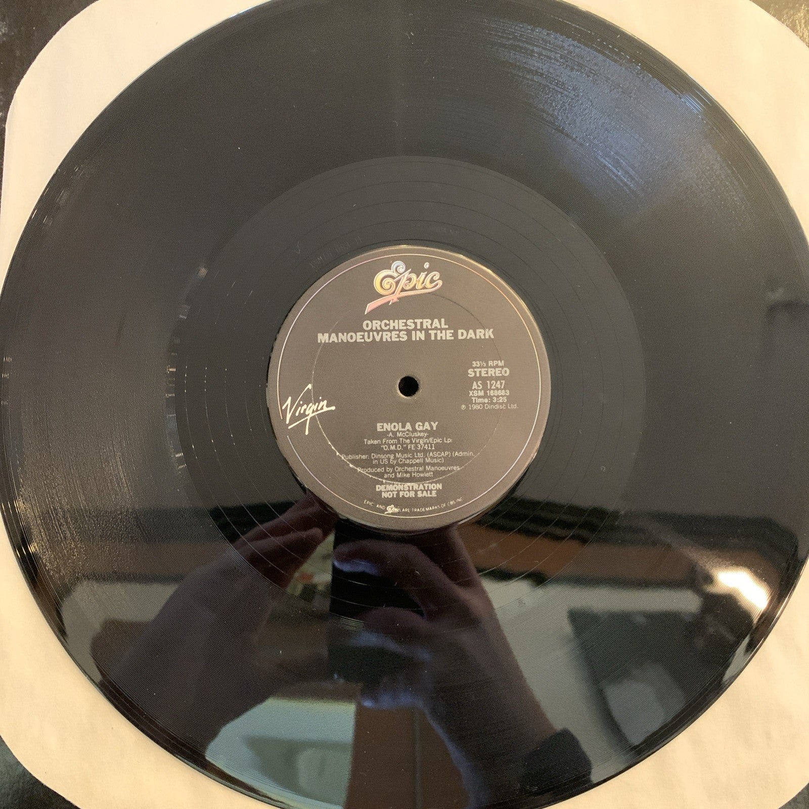 Orchestral Manoeuvres In The Dark – Enola Gay -  Epic ‎– AS 1247 - 12” Promo NM+