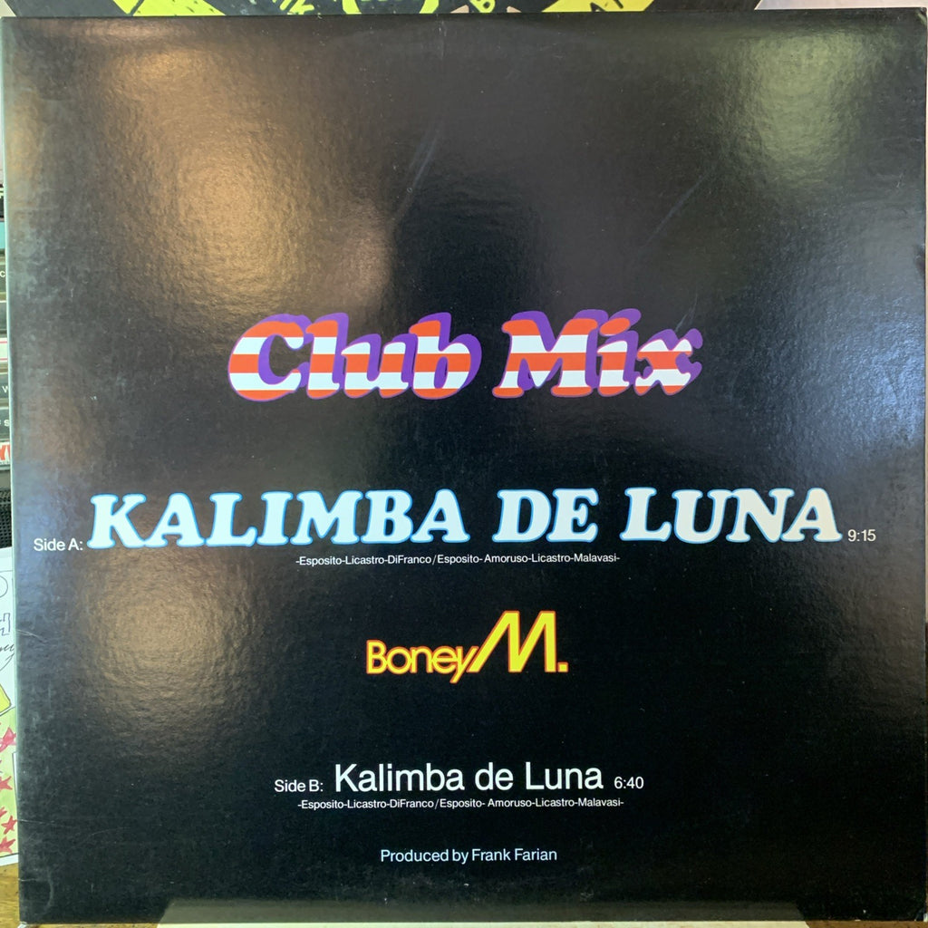 Boney M. – Kalimba De Luna (Club Mix) - Gold Stamp Promo - EX/NM