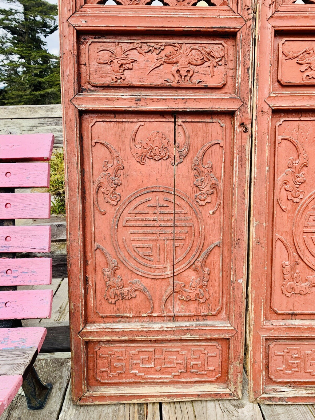 Antique Tibetan Screens