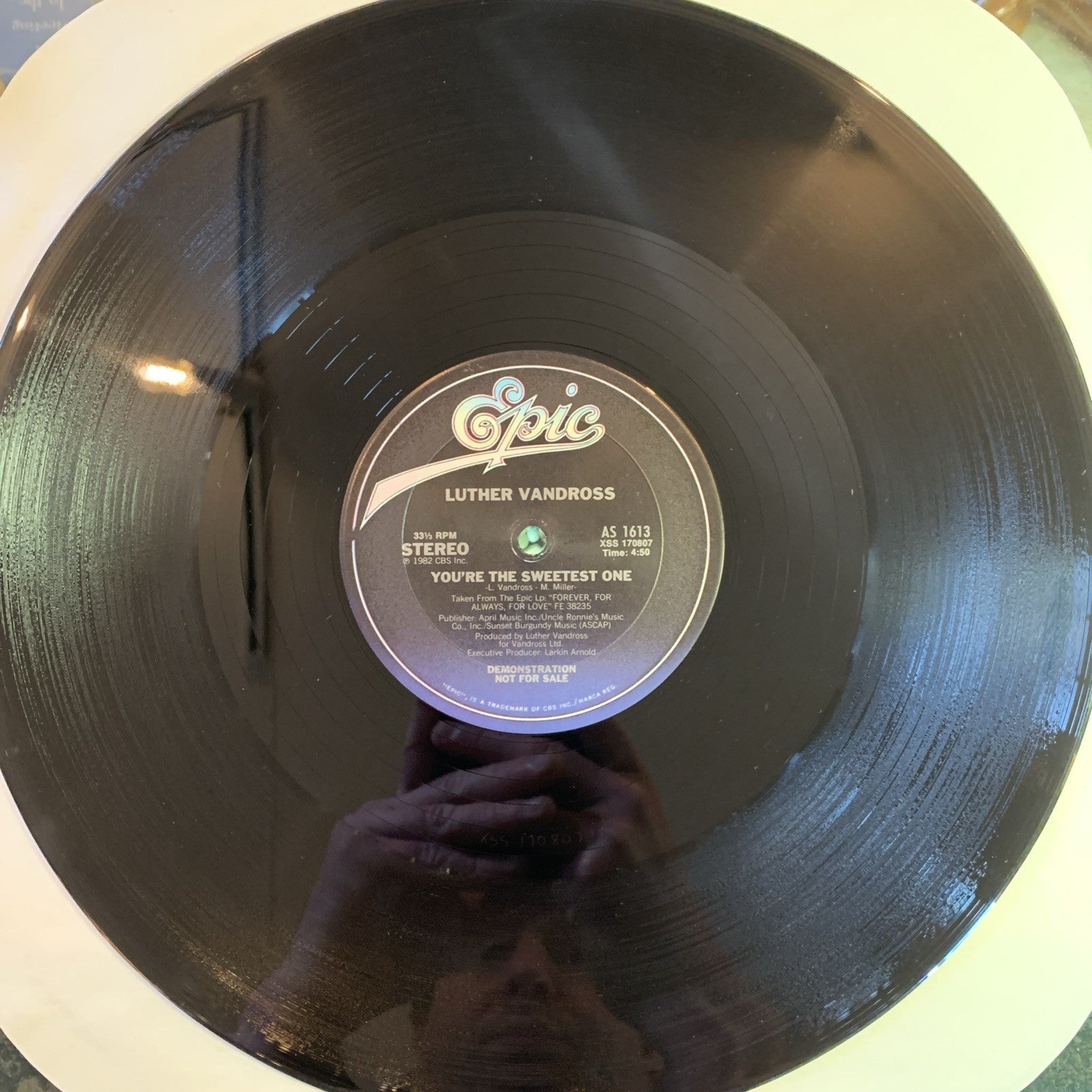 Luther Vandross – You're The Sweetest One / Since I Lost My Baby - 12” Promo NM+