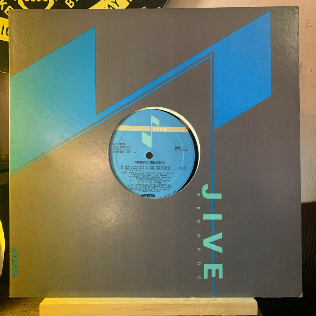 Richard Jon Smith – She's The Master (Of The Game) - Jive JD 1 9059 - NEAR MINT