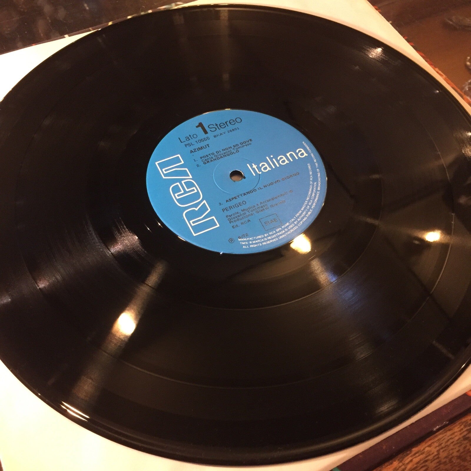 PERIGEO Azimut LP 1972 ITALY NEAR MINT- First Pressing Psych Prog Jazz