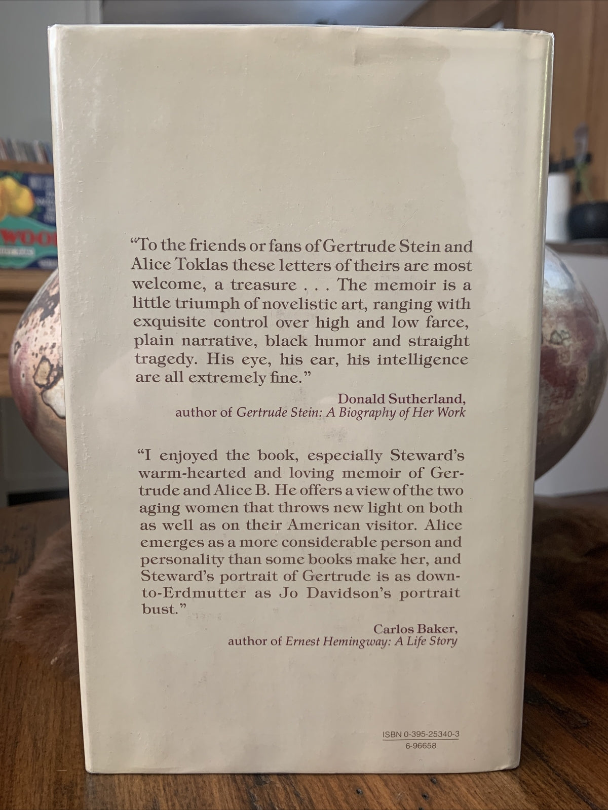 Dear Sammy: Letters from Gertrude Stein & Alice B. Toklas Signed 1st Edition