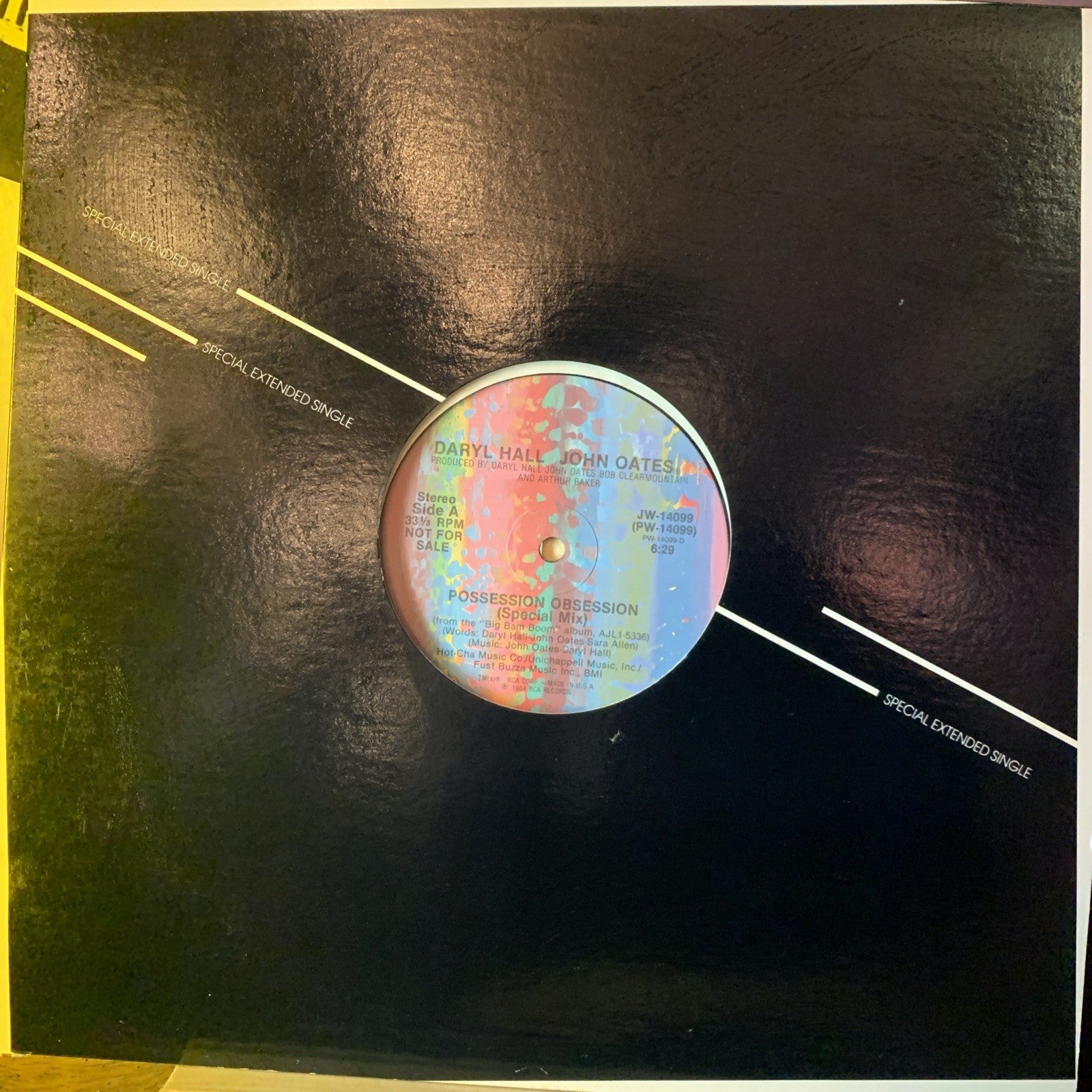 Daryl Hall & John Oates – Possession Obsession - RCA – JW-14099 - 12” Promo - NM