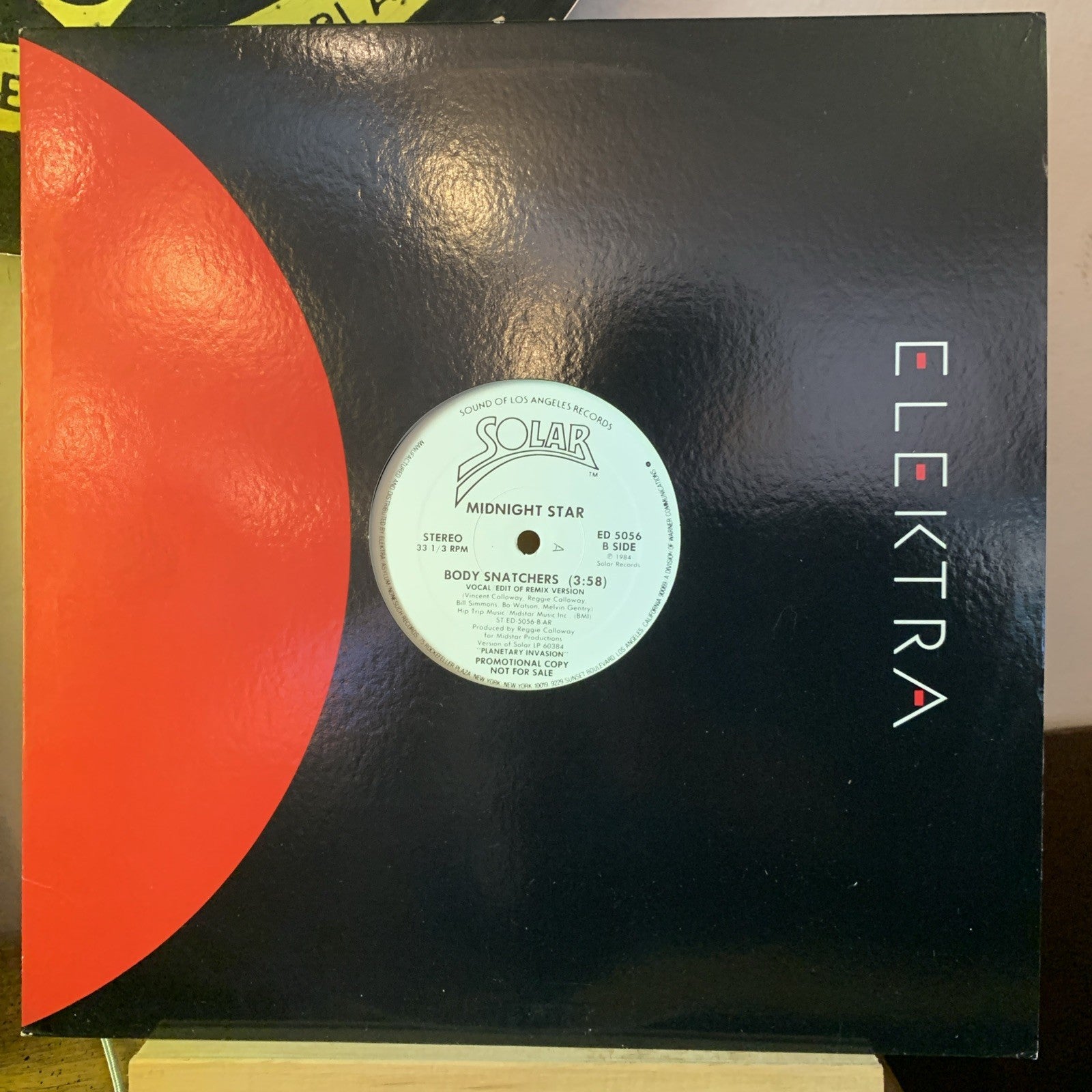 Midnight Star ‎– Body Snatchers -  Solar ‎– ED 5056 - 12” Promo - NEAR MINT+