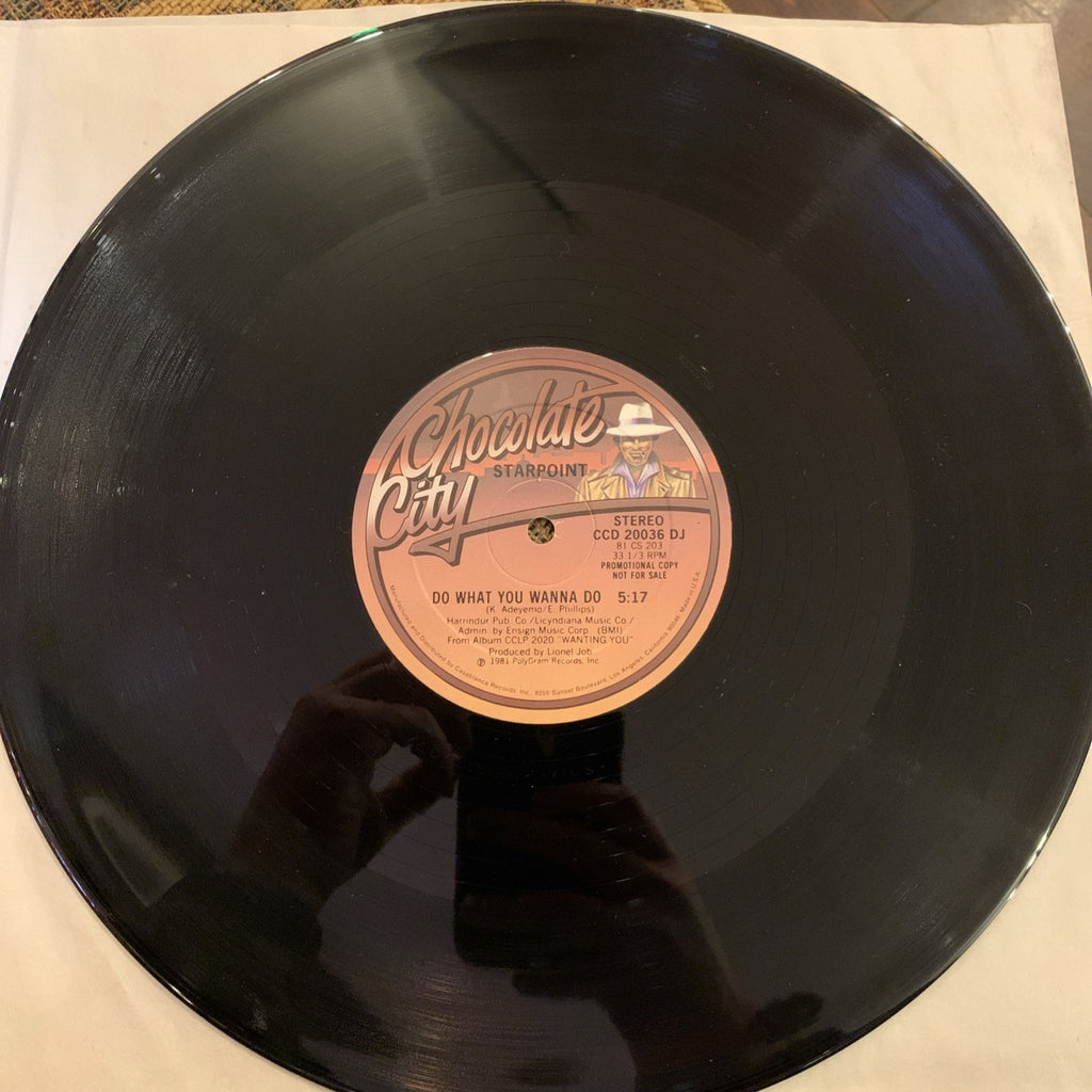 Starpoint ‎– Do What You Wanna Do -  Chocolate City ‎ - 12” Promo - NEAR MINT+