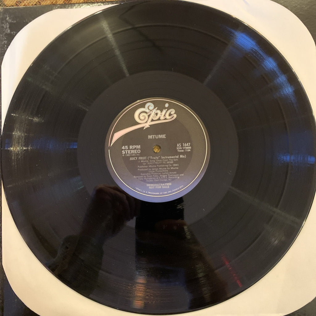 Mtume ‎– Juicy Fruit -  Epic ‎– AS 1647 - 12” Promo - NEAR MINT+