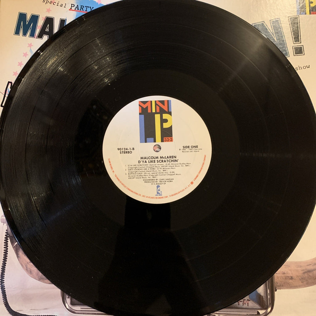 Malcolm Mclaren - D'ya Like Scratchin' -  Island Records ‎– Gold Promo - NM/NM
