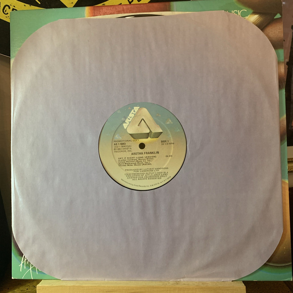Aretha Franklin ‎– Get It Right (Long Version) - 12” Promo - NM(M-)