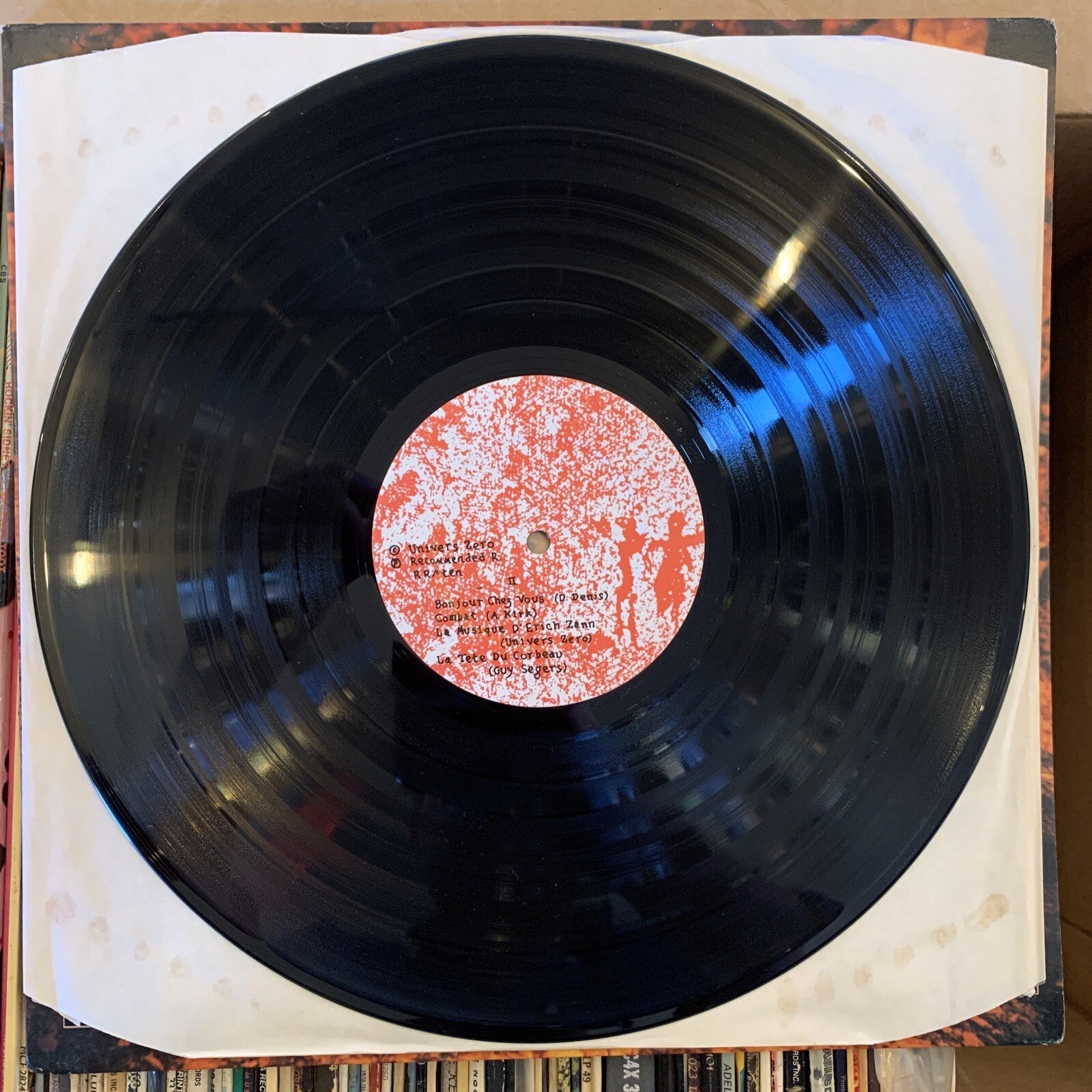 Univers Zero ‎– Ceux Du Dehors UK Press  LP 1981 Avantgarde PROG EF 1331 EX/NM+