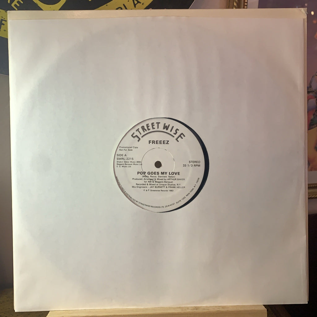 Freeez ‎– Pop Goes My Love -  Streetwise ‎– SWRL-2215 - 12” Promo - NM(M-)