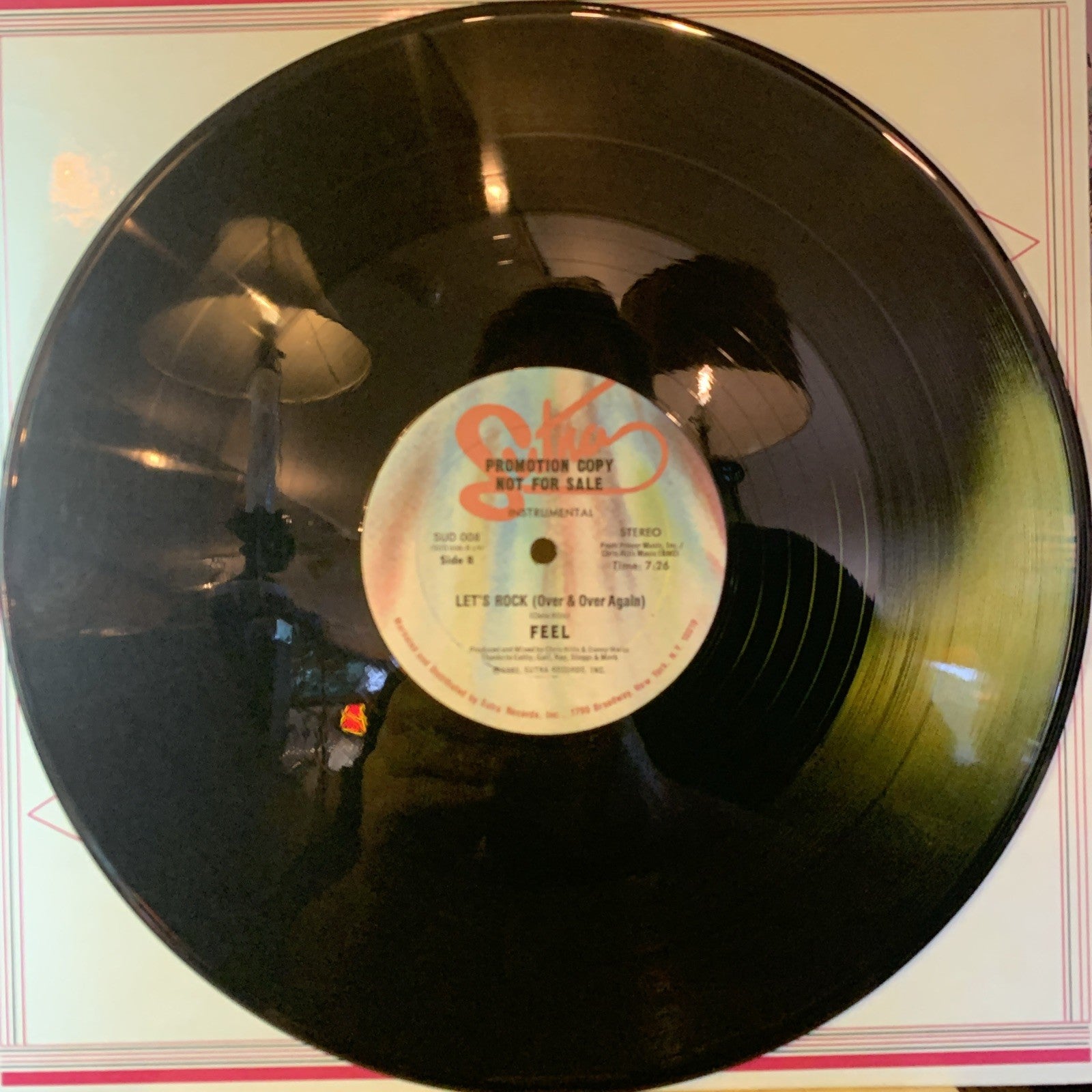 Feel – Let's Rock (Over & Over Again) - Sutra Records – SUD 008 - 12” Promo - NM